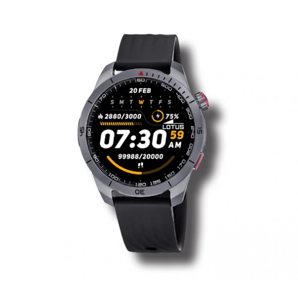 Lotus Smartime - Stort smartwatch - Sort