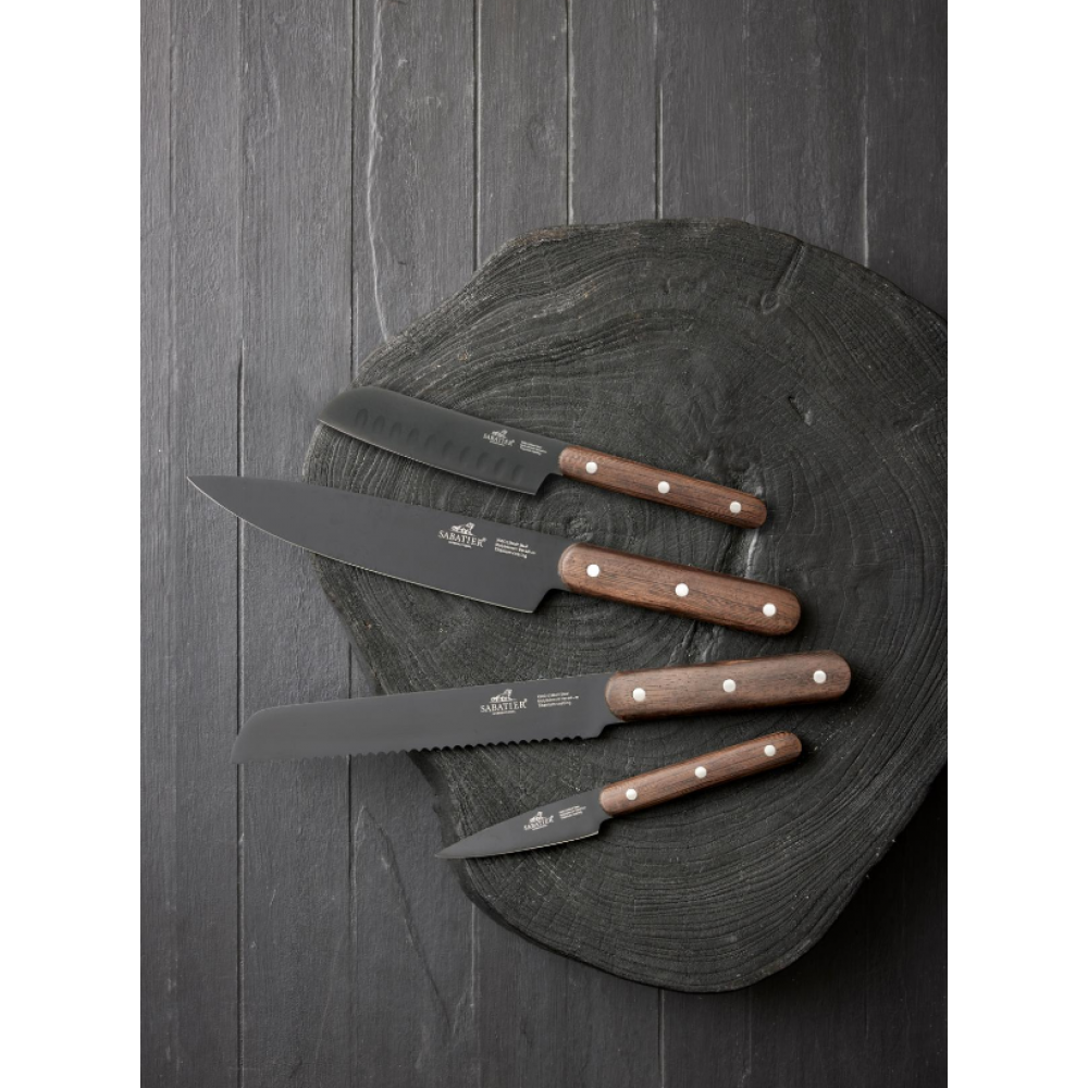 Lion Sabatier International Phenix Knivsæt 4 dele Sort/Træ