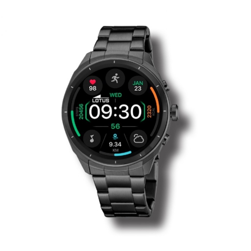Lotus Smartime - Smartwatch med lænke - Sort