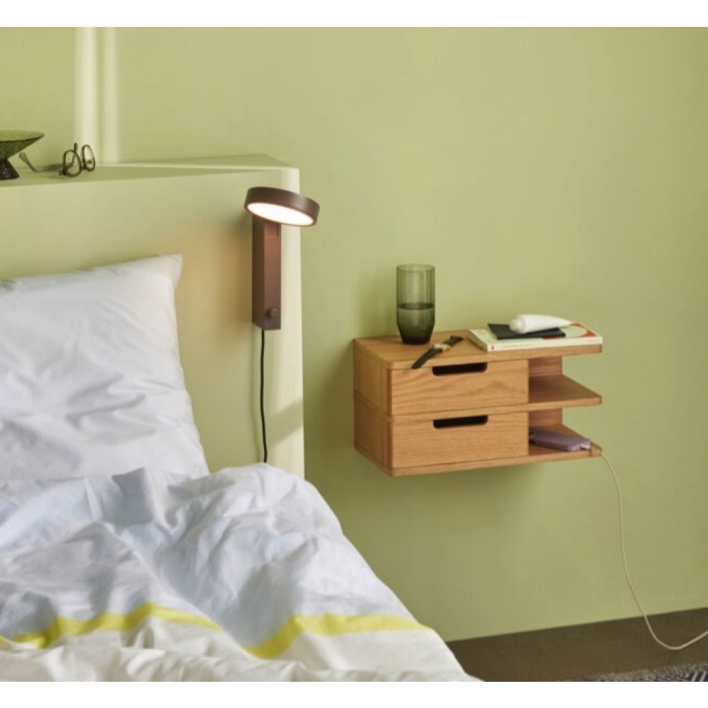 Hübsch Open Væghylde/Sengebord - 2 stk.