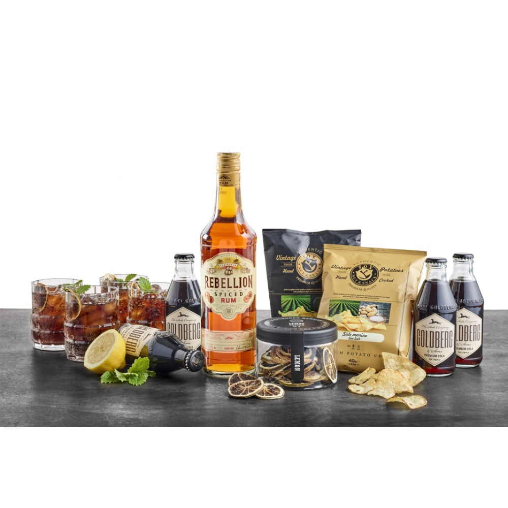 Gavepakke Rom & Cola - Stor