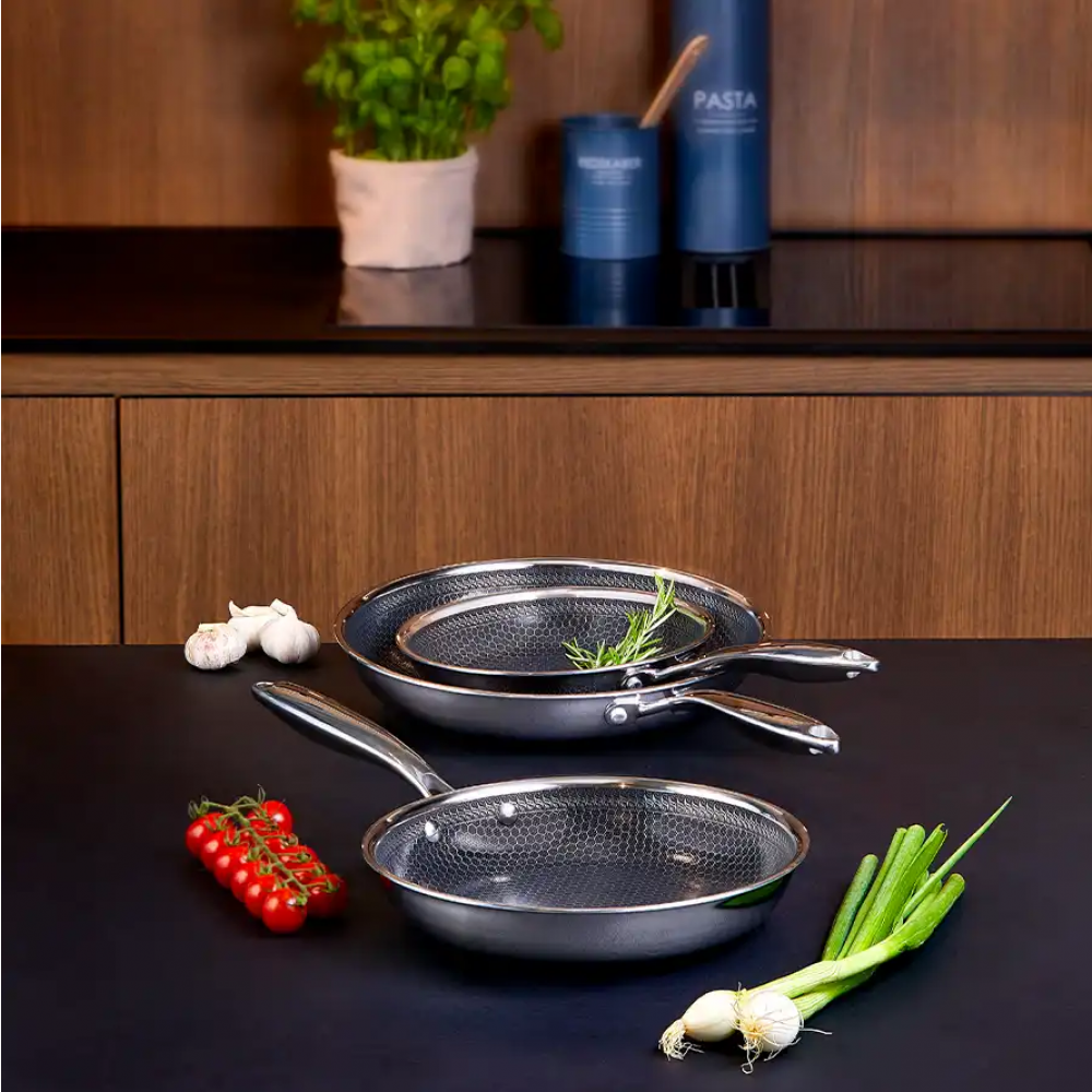 Hâws santo hybrid stegepandesæt 20+24+28 cm