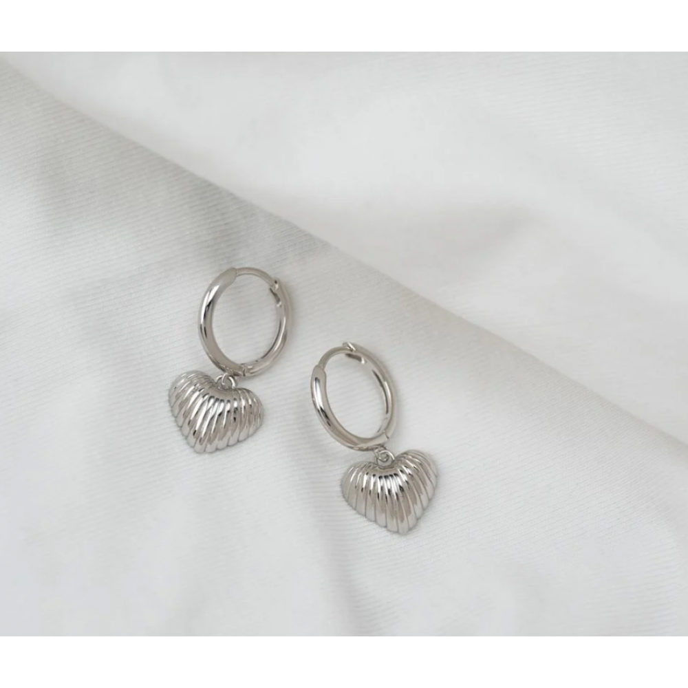 Nordahl Jewellery ørehængere hjerte