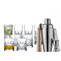 Lyngby Glas Melodia Cocktail m. barsæt 