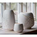 UYUNI Lighting - Keramik lanterensæt, 3 stk. - Lille, mellem og stor