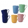 Lyngby Porcelæn Rhombe Color krus -6 stk.