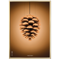 Brainchild Plakat 50x70 cm. med messing ramme