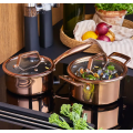 Hâws santo hybrid kasserolle & Gryde -rose gold – inkl. låg