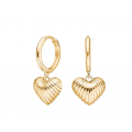 Nordahl Jewellery Halskæde og Øreringe hjerte 